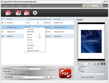 Tipard PDF to Word Converter screenshot