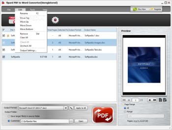 Tipard PDF to Word Converter screenshot 2