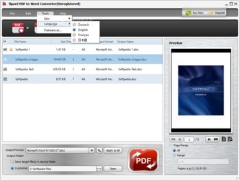 Tipard PDF to Word Converter screenshot 3
