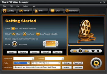 Tipard PSP Video Converter screenshot 3