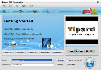 Tipard RM Converter screenshot