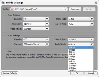 Tipard Video to SWF Converter screenshot 10