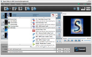 Tipard Video to SWF Converter screenshot 4