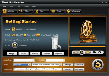 Tipard Xbox Converter screenshot 2