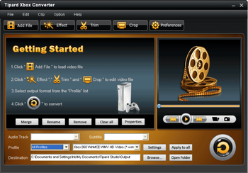 Tipard Xbox Converter screenshot 2