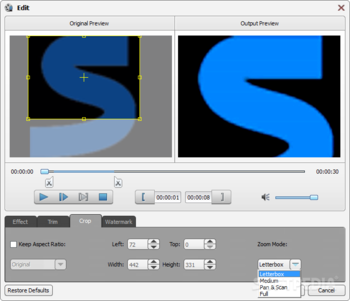 Tipard Zune Video Converter screenshot 8