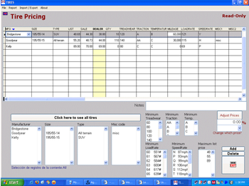 TirePrices screenshot