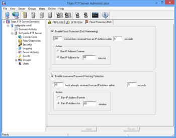 Titan FTP Server  screenshot 10