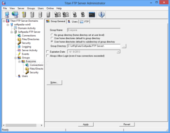 Titan FTP Server  screenshot 14