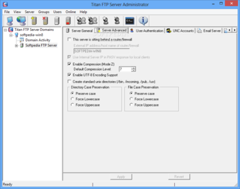 Titan FTP Server  screenshot 2