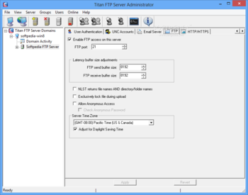 Titan FTP Server  screenshot 3