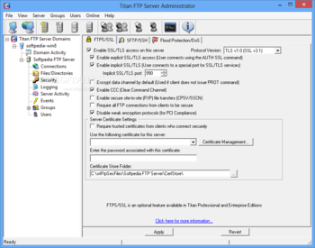 Titan FTP Server  screenshot 8