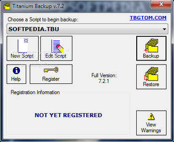 Titanium Backup screenshot