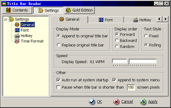 Title Bar Reader screenshot 2