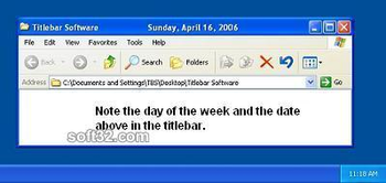 Titlebar Date screenshot 2
