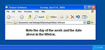 Titlebar Date screenshot 3