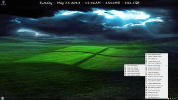 TitleBarClock Pro screenshot