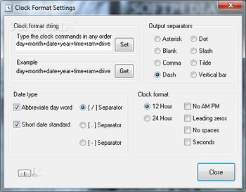 TitleBarClock Pro screenshot 6