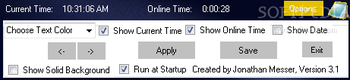 TitleBarTime screenshot