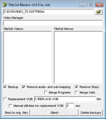 TitleSet Blanker screenshot