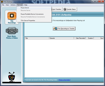 TiVo Desktop screenshot 2