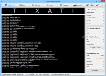 Tixati Portable screenshot