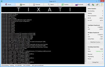 Tixati screenshot