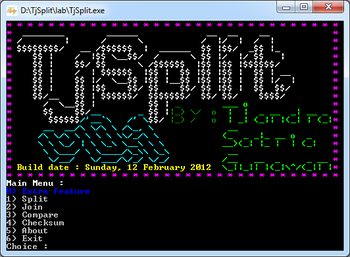TjSplit screenshot