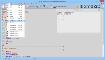 tkCNC Editor screenshot 6