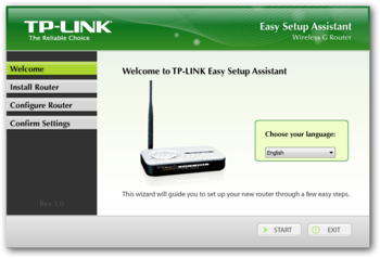 TL-WR340G Easy Setup Assistant screenshot