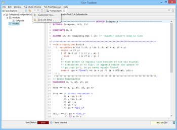 TLA Toolbox screenshot 3