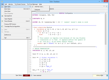 TLA Toolbox screenshot 4