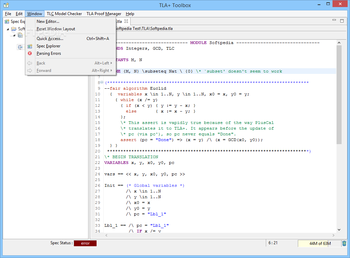 TLA Toolbox screenshot 6