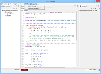 TLA Toolbox screenshot 8
