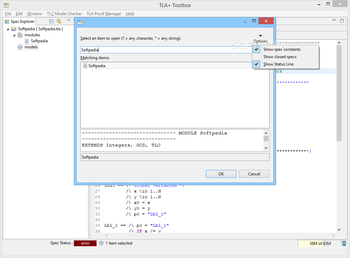 TLA Toolbox screenshot 9