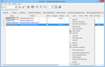 tlCorpus screenshot