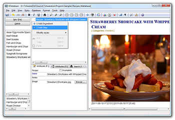 tlDatabase screenshot