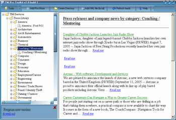 TM RSS Toolkit screenshot 2