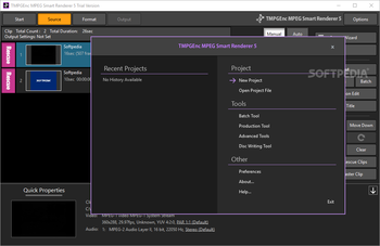 TMPGEnc MPEG Smart Renderer screenshot