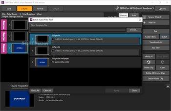 TMPGEnc MPEG Smart Renderer screenshot 5