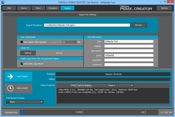 TMPGEnc PGMX CREATOR screenshot 7