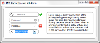 TMS Curvy Controls screenshot