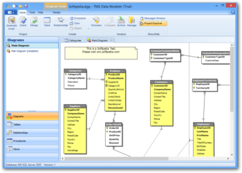 TMS Data Modeler screenshot