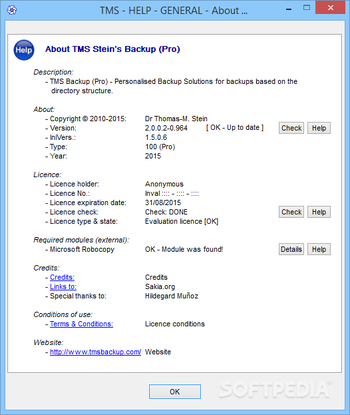 TMS Stein's Backup (Pro) screenshot 12