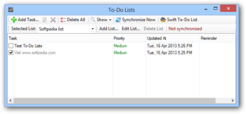 To-Do DeskList screenshot