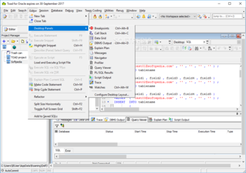 TOAD for Oracle screenshot 3