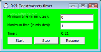 Toastmasters Timer screenshot