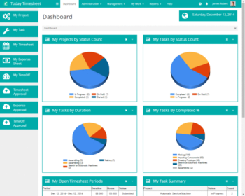 Today Timesheet screenshot 2