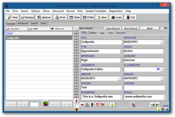 ToDo Organizer Deluxe screenshot