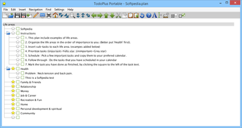 TodoPlus Portable screenshot